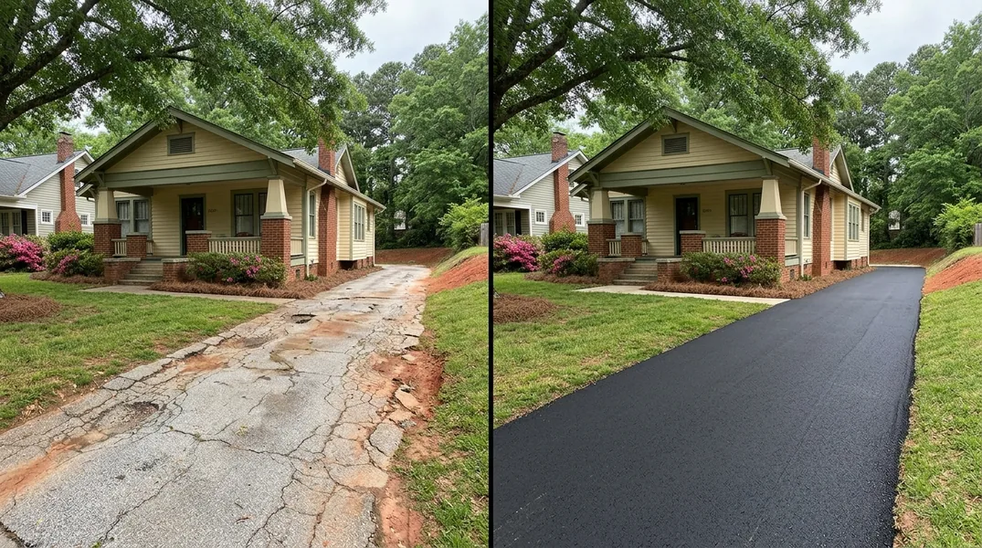 Asphalt vs Concrete Driveways in Greensboro: Which Handles Red Clay Better?