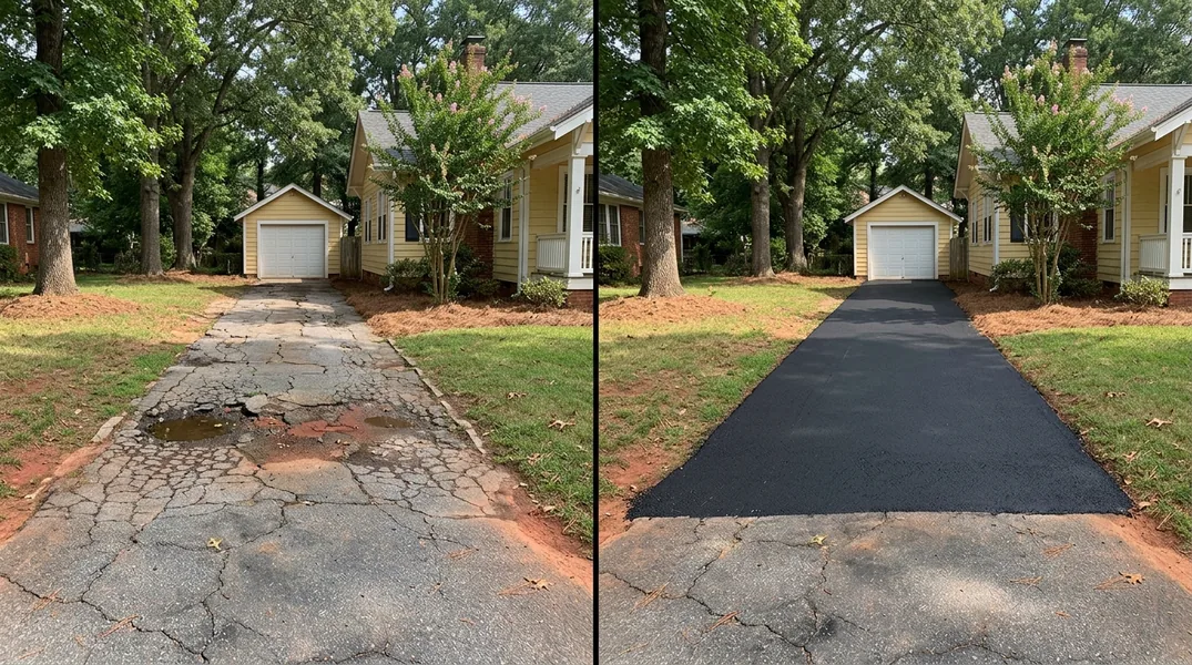 Result asphalt paving in Greensboro - Greensboro Asphalt Paving