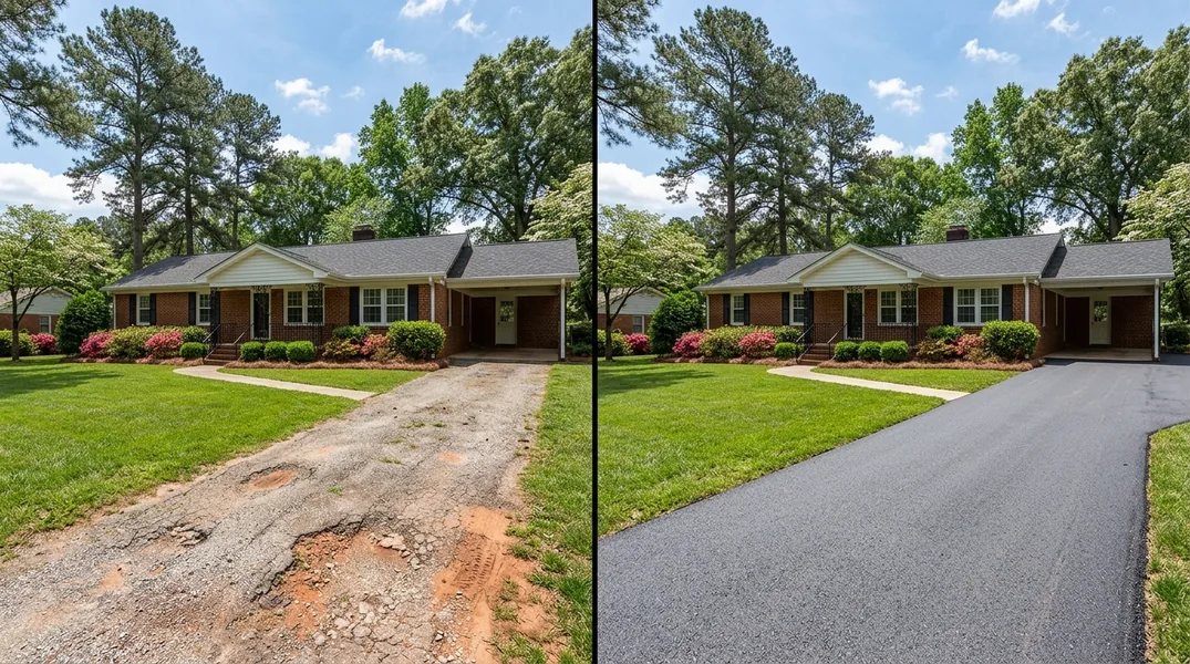 Result asphalt paving in Greensboro - Greensboro Asphalt Paving