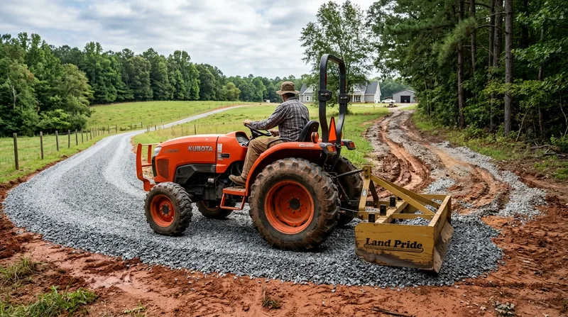 Gravel Driveway Installation & Grading Greensboro